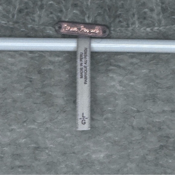 Free People Dream Maker Vest - Light Gray - Size L - Picture 3 of 3